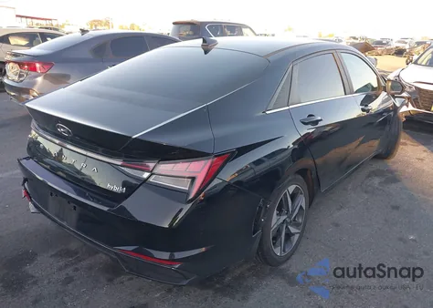 2022 Hyundai Elantra Hybrid Limited z USA, uszkodzony, nr VIN KMHLN4AJ4NU014461